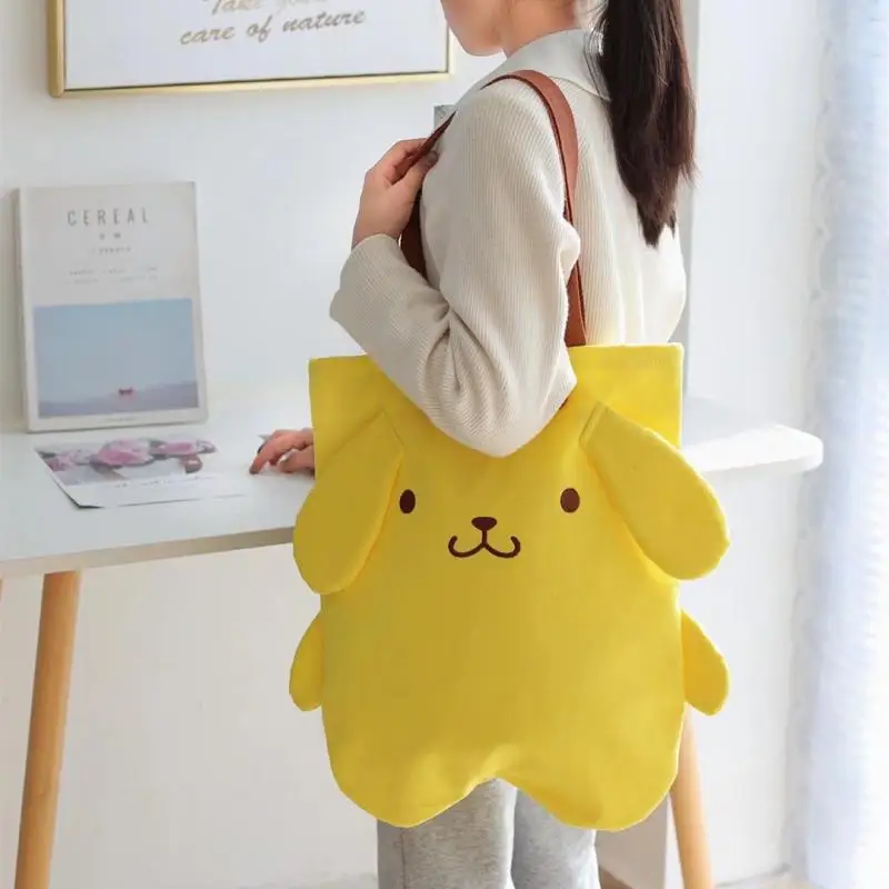 Cartoon My Melody and Korean Style Cute Canvas Shoulder Bag Student Large Capacity Shoulder Bag backpack for girls