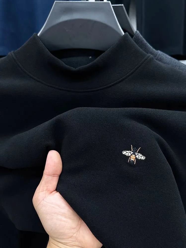  Роскошные пчелы бренд вышивка футболка с длинными рукавами мужской осенне -