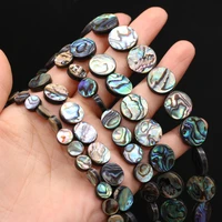 natural abalone beads round spacer bead high quality for vintage jewelry making diy bracelet necklace accessories