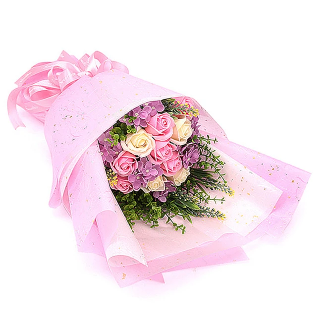 

100PCS Gold Silver Sequins Tissue Paper DIY Decor Craft Paper Valentine's Day Flower Packaging Paper Wedding Gift Wrapping