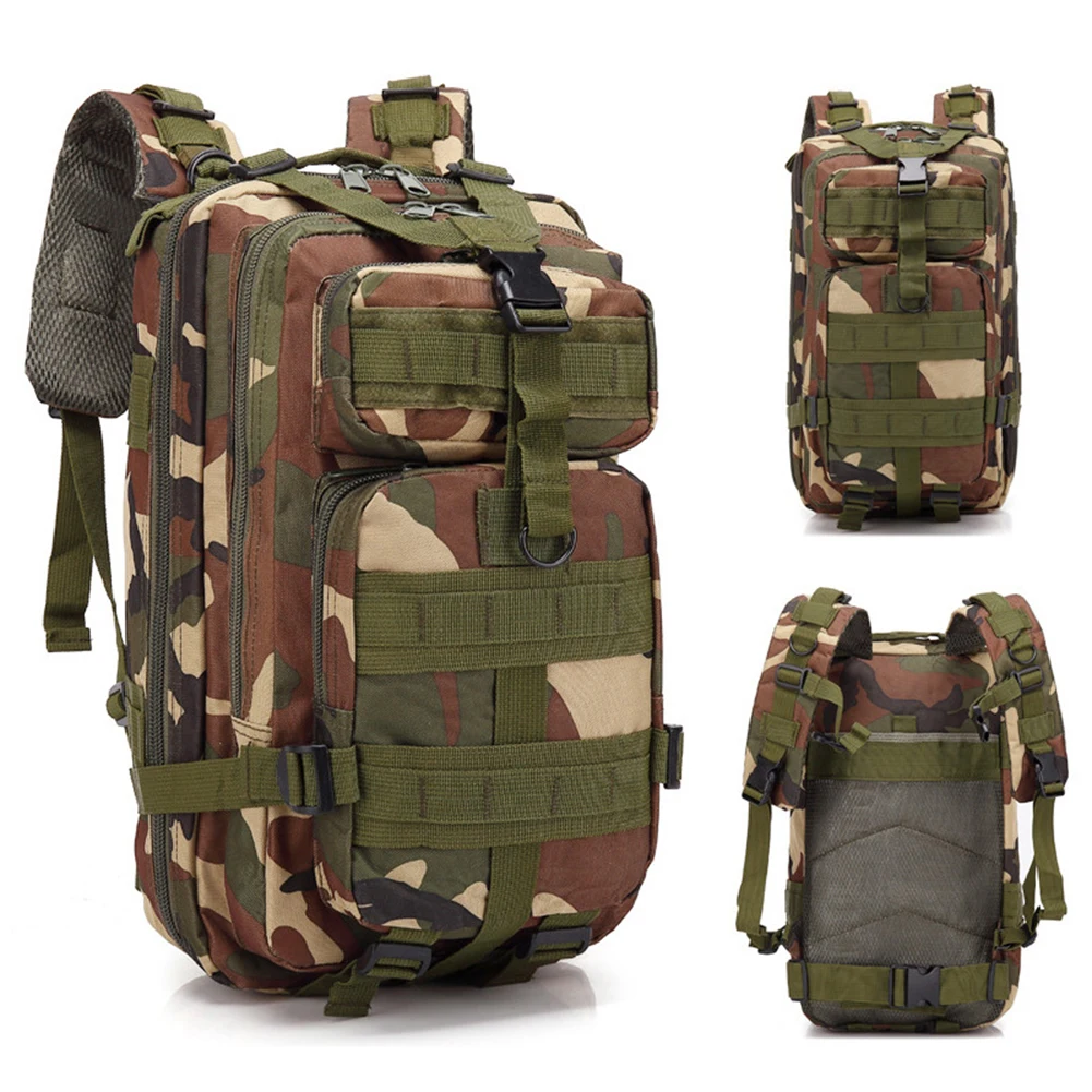 

Men Army Military Tactical Backpack Cold-Resistant 3P Softback Outdoor Bug Rucksack Hiking Camping Bag Oxford Tactical Backpack