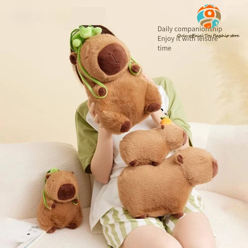 

Аниме Фигурка капибара 23-34 см, плюшевые милые игрушки, кавайная экшн-фигурка, мягкая детская подвеска в виде животного, подарок на день рождения и Рождество