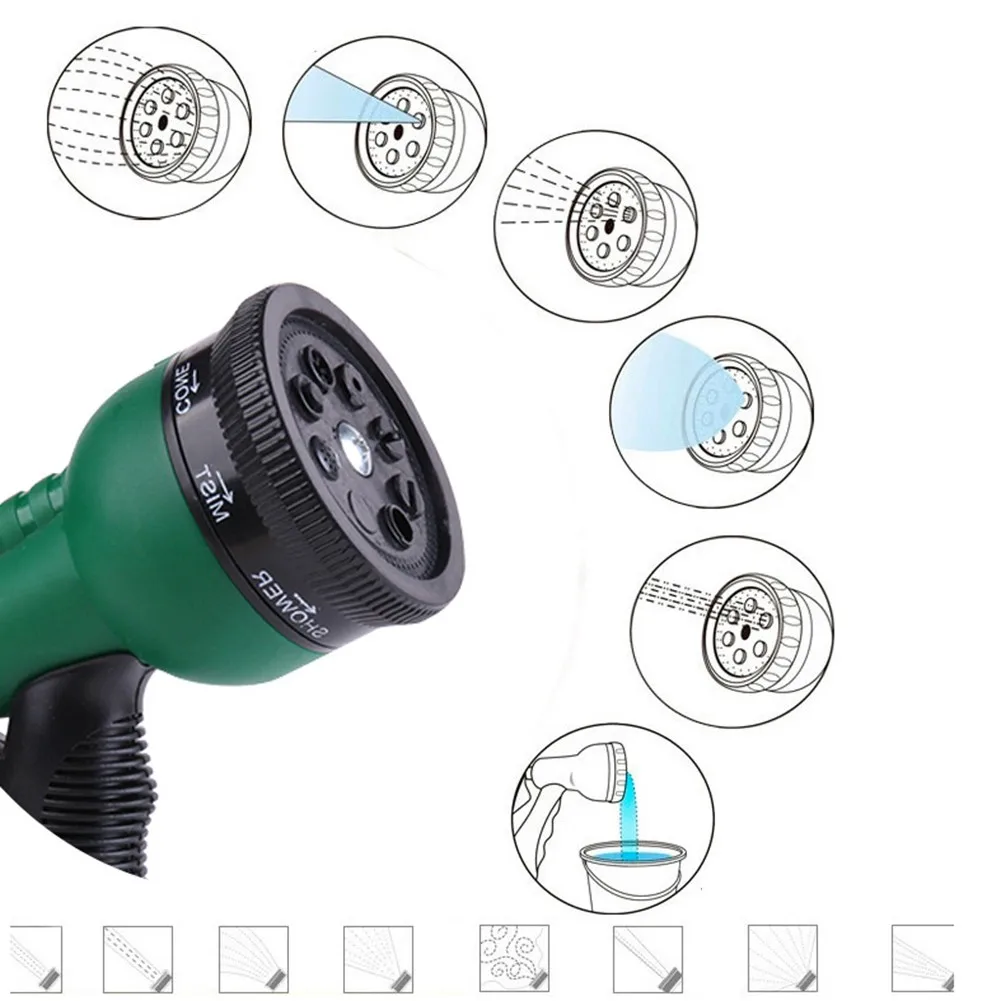 

8 Function Spray Nozzle - Water Tool Hose Multi Pattern Garden Adjustable Mist Multifunctional Gardening Spray Tool
