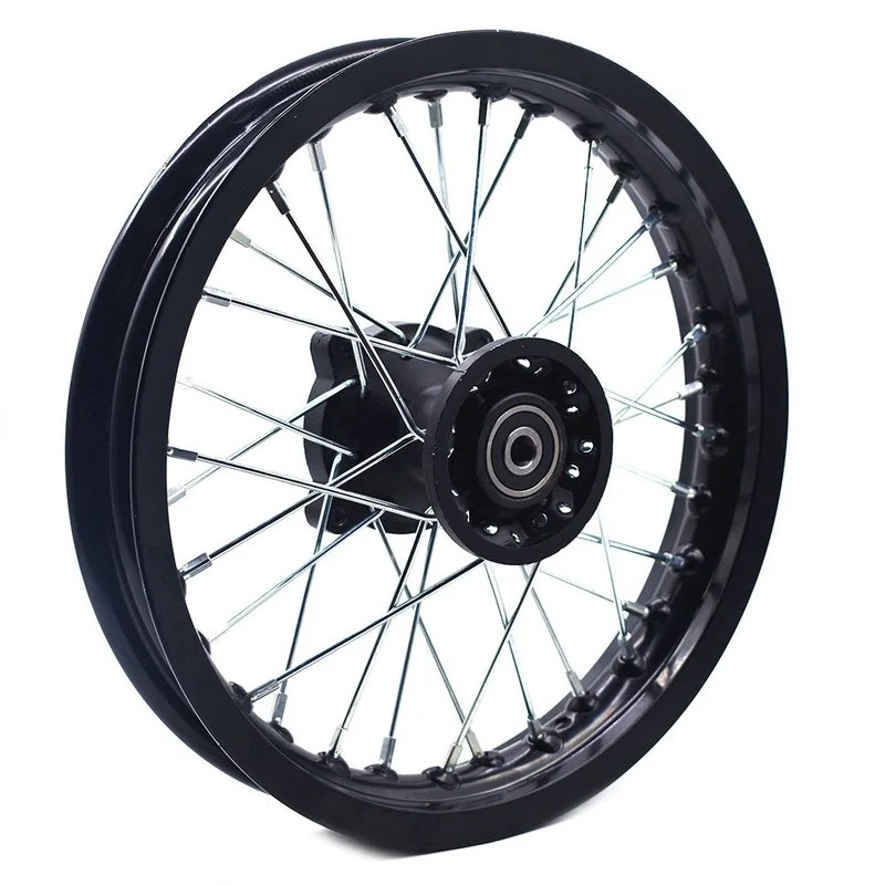 1.85x14 14 inch Rear Steel Rims Brake Disc Plate Wheel Rims Hub For CRF50 APOLLO 110 Kayo Chinese Dirt Pit Bike Taotao DB17