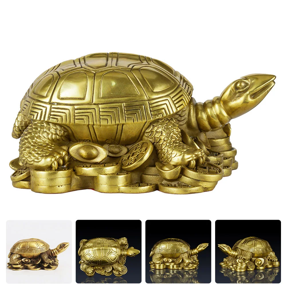 

Turtle Statue Tortoise Brass Statues Feng Artware Model Brassware Decoration Auspicious Collectablesmillennium Small Sea Carved