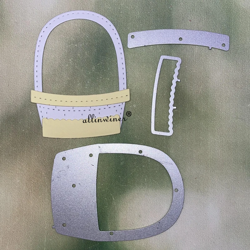 

Новые портативные металлические Вырубные штампы в виде корзины для рукоделия, скрапбукинга, альбома, бумаги, вырубки для тиснения