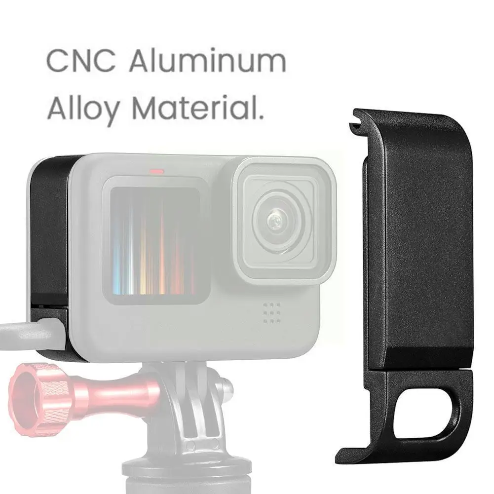 

50pcs/lot Rechargeable Side Cover Battery Dust-proof Lid Door For Hero 9 Black Sports Camera Accessories For Vip X1d9