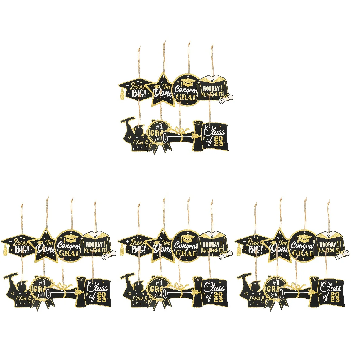 

96 шт., подвесные украшения для выпускного вечера