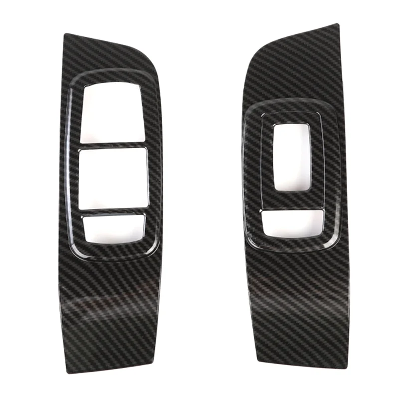

Крышка панели подъемника окна декоративная отделка Аксессуары для Dodge Challenger 2015-2022, ABS углеродное волокно