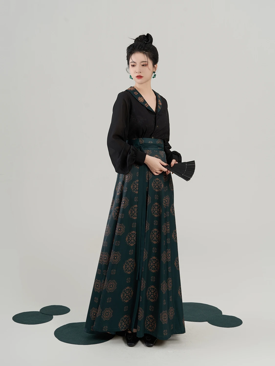 Женское китайское платье Hanfu Qixiong Ruqun традиционное сценическое