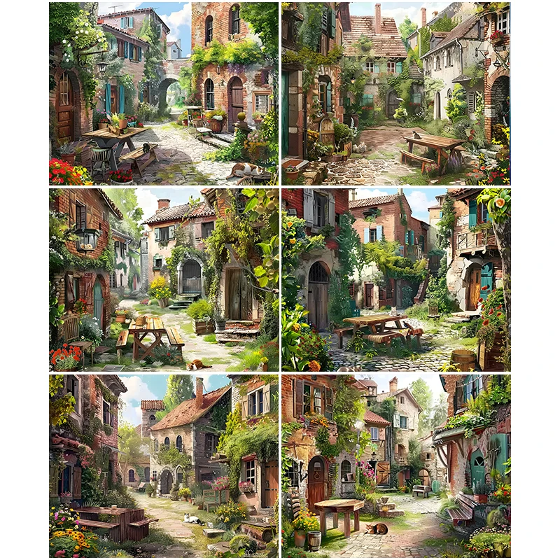 Картина по номерам тихий дом Акриловая Краска на холсте Прямая поставка портрет