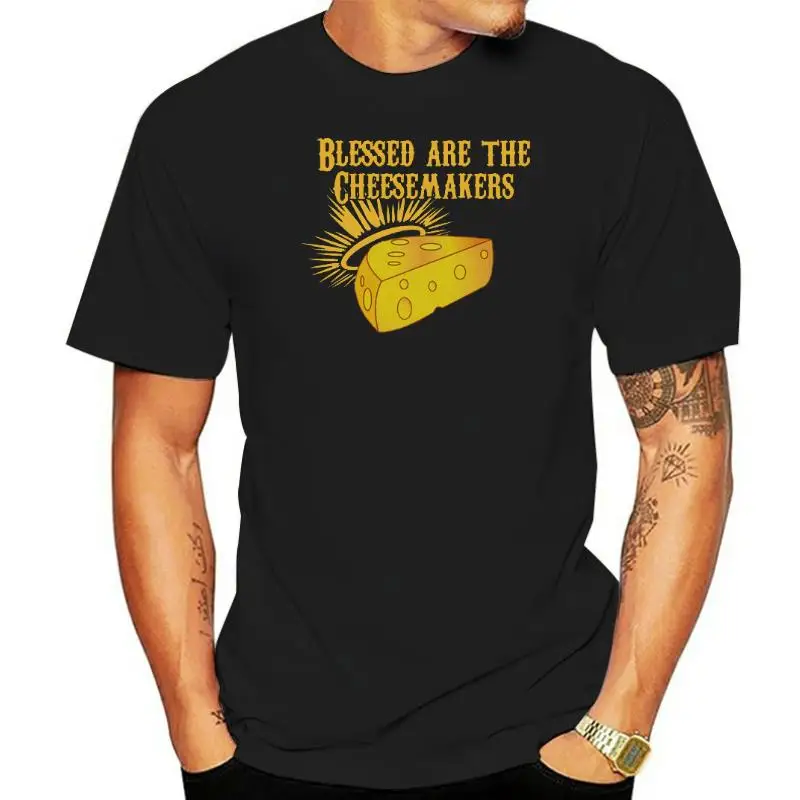 

Title: Blessed Are the Cheesemakers T-shirt Monty Pythonreligionatheismfunny