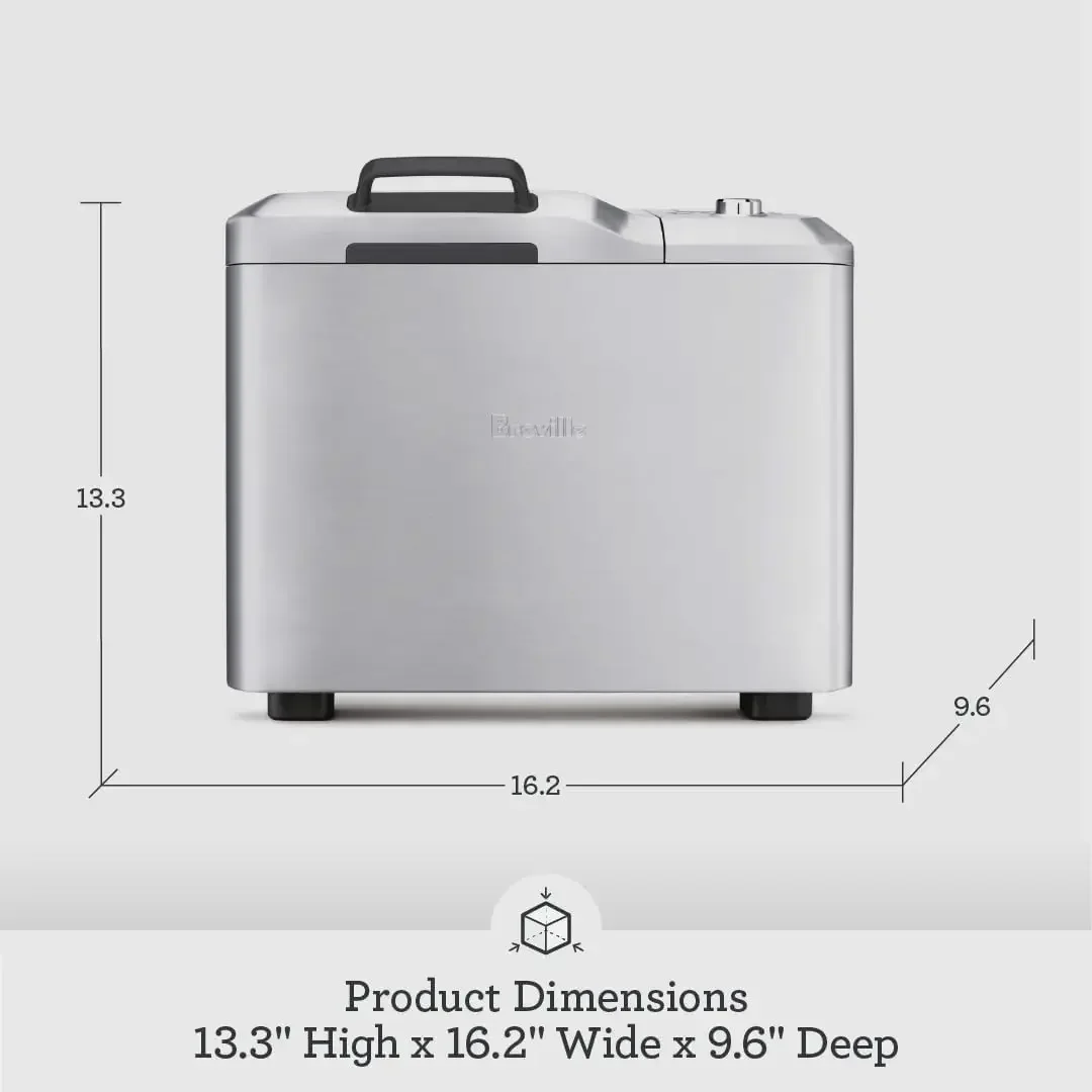 Хлебопечка Breville BBM800XL стандартная нержавеющая сталь