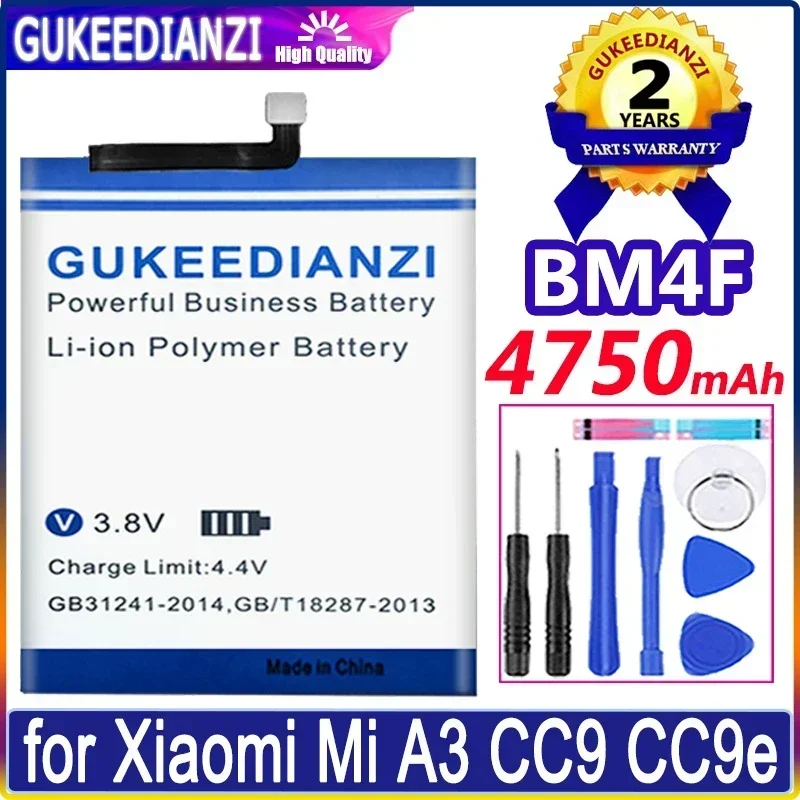 Аккумуляторы для мобильных телефонов 4750 мАч BM4F Xiaomi Mi A3 CC9e CC9 E Mi9 Lite MI 9 LITE