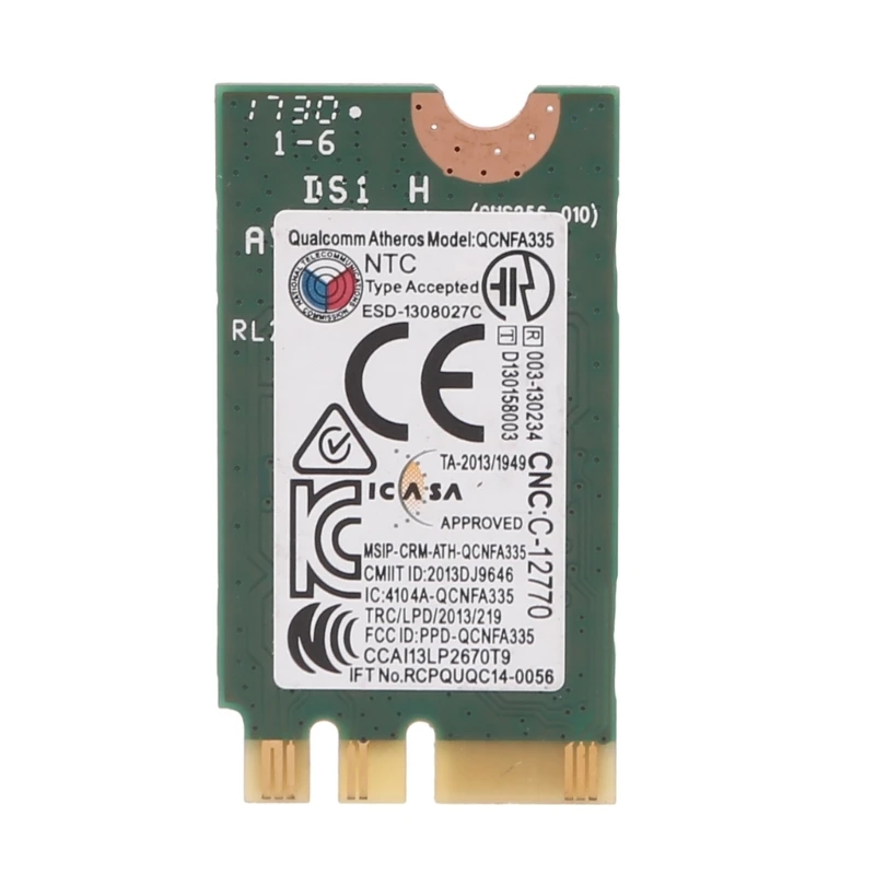 QCNFA335 Wi-Fi карта BT4.0 2,4 + 5G 300M 802.11a b Wi-Fi Беспроводная карта M.2 NGFF DW1707 VRC88 Прямая