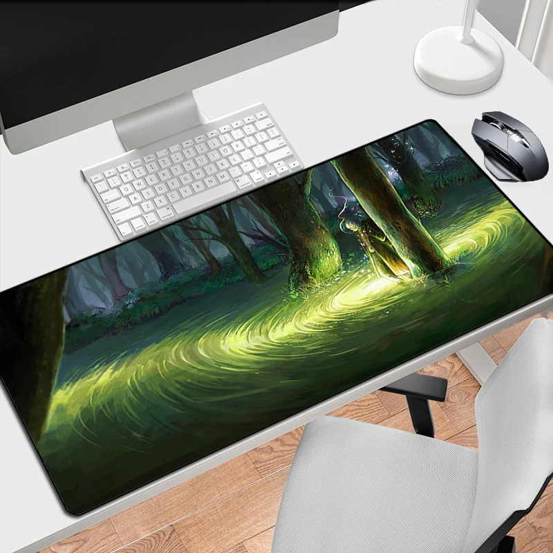 Ginko Desk Mat Gaming Mats Large Xxl Anime Mushishi Computer Desks Mouse Pads Mause Pad Gamer Keyboard Mousepad Pc Accessories images - 6