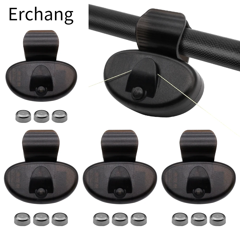 

Fishing Bite Alarm Set Fishing Electronic Indicator Carp Bait Alarm Bell with LED On Fishing Rod With Battery