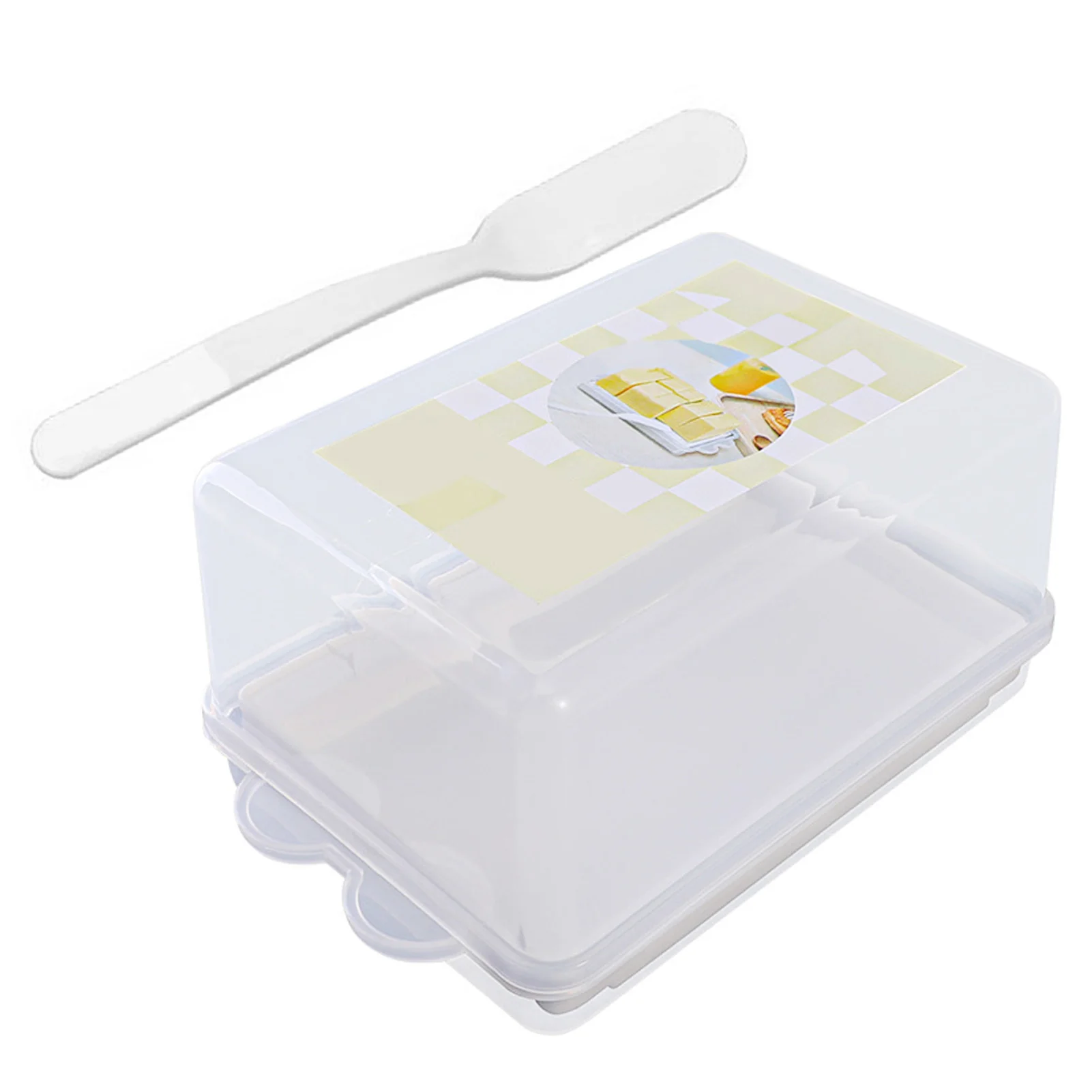 

Тарелка для масла с крышкой, держатель для масла с прозрачной крышкой и распределитель масла, кухонная настольная коробка для масла с проти...