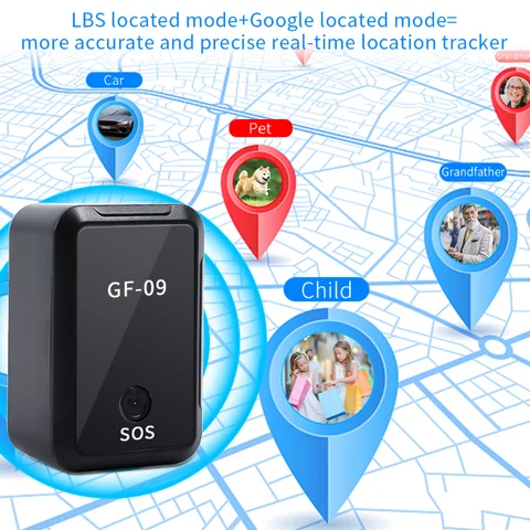 GF21 GF09 GF07 мини автомобильный GPS-трекер, GPS-локатор для автомобиля, Детская запись, защита от потери, прослушивание, детали автомобиля