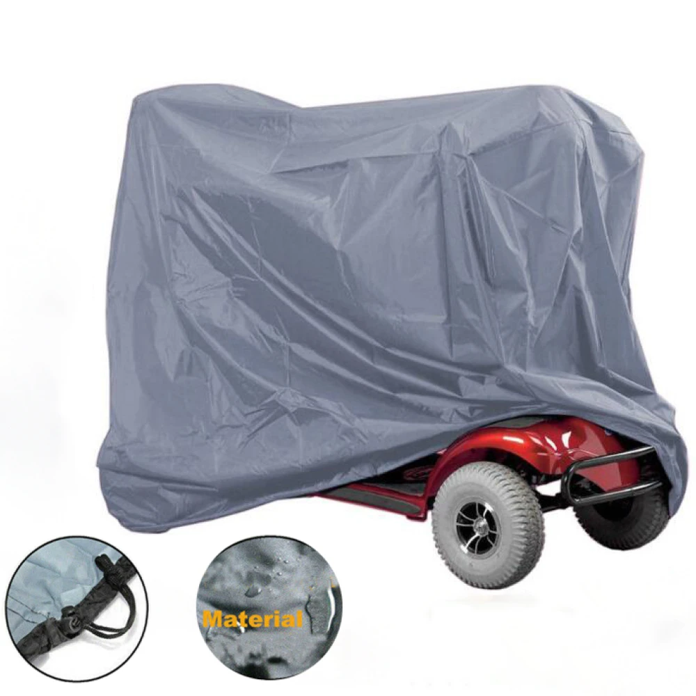 1 * чехол для хранения скутера 210D, серый Чехол Оксфорд, прочный водонепроницаемый чехол от дождя, 5 размеров, x 61x11, 7 см/x 60x9, 0 см/x 61x117 см