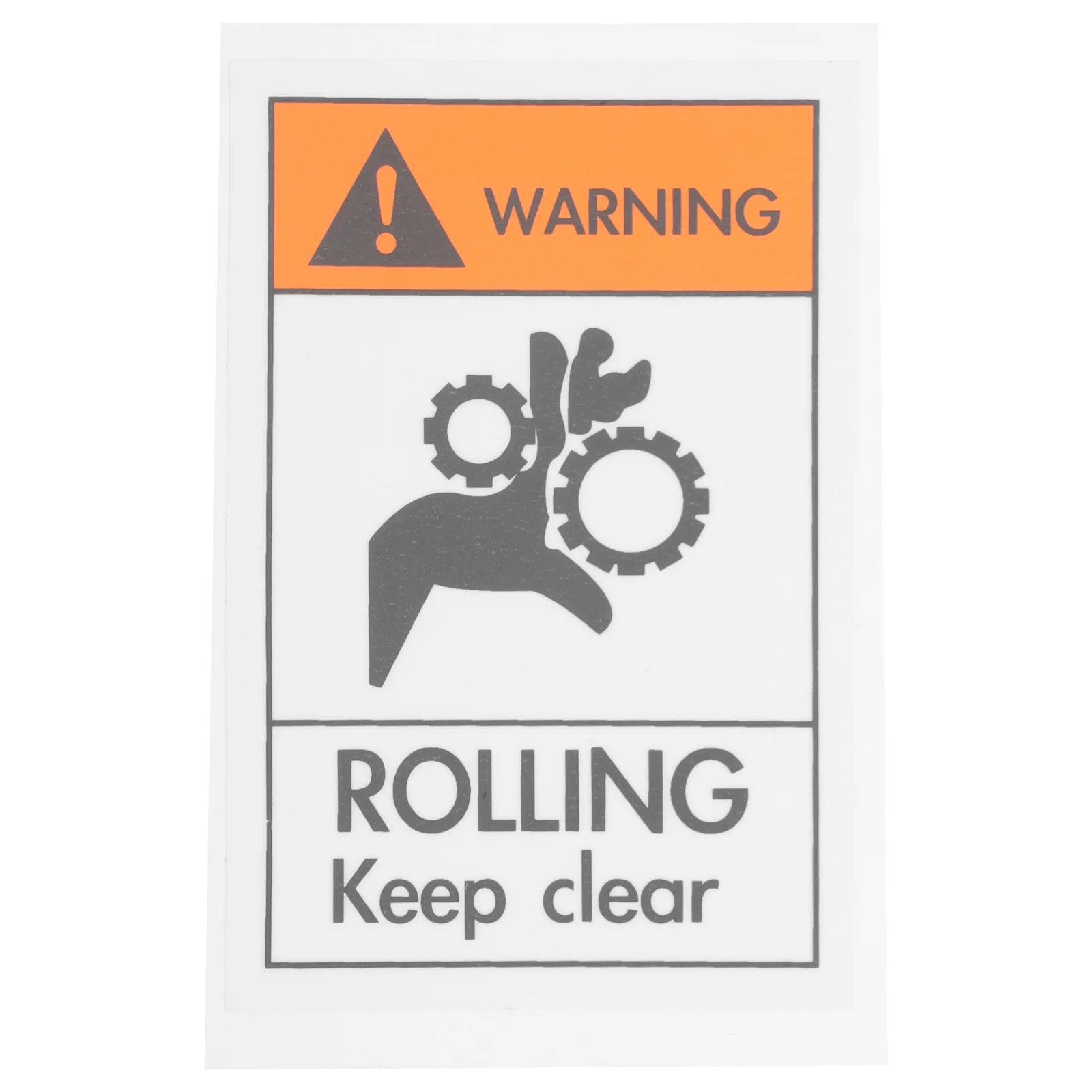 

Devices Hands Cautious Sign Decals Hazard Caution Sticker Warning Adhesive Stickers