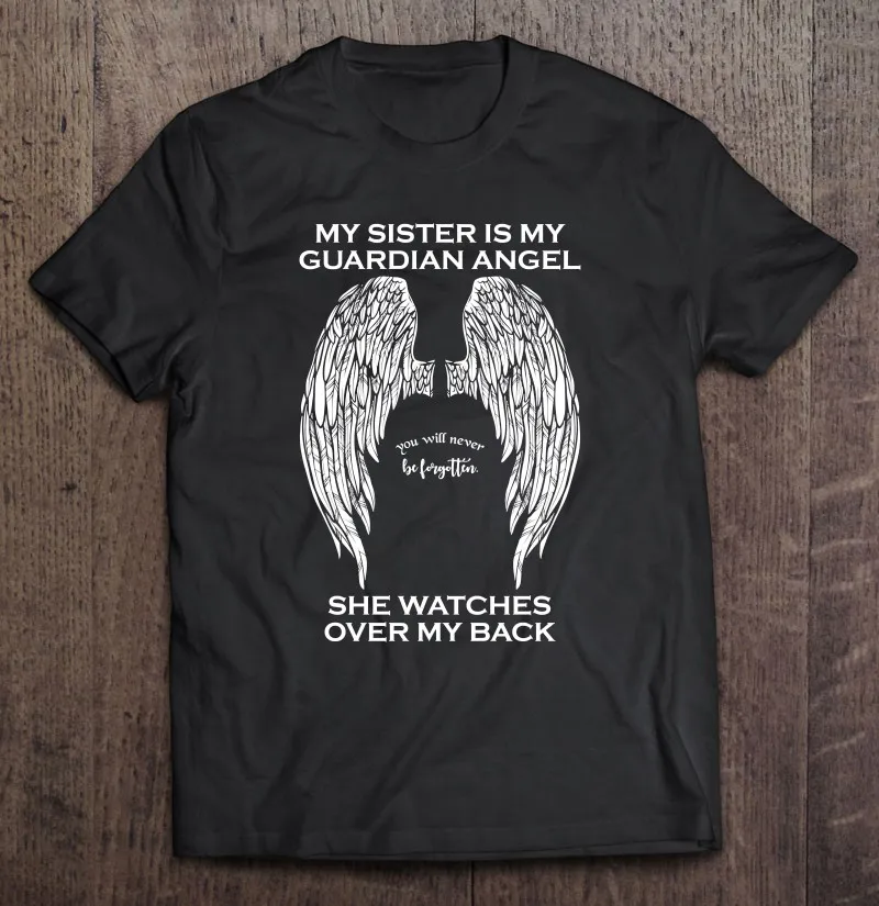

Пуловер My Sister Is My Guardian Angel, футболка, эстетическая одежда, аниме футболка, женская футболка, Мужская одежда, футболка оверсайз