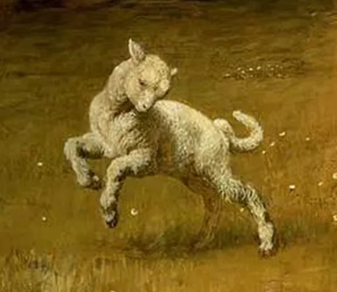 Средневековая леди Una And Goatling Львиный рыцарь вдохновляющие изображения гобелен