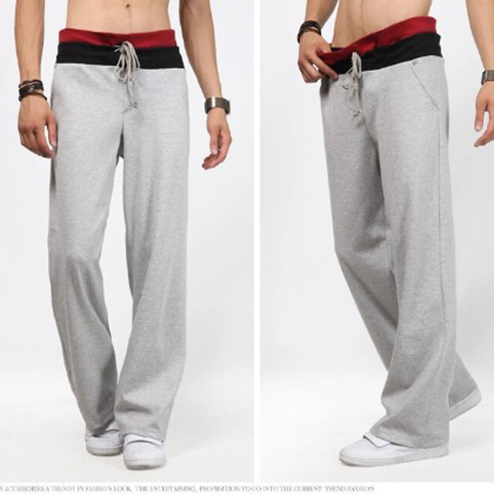 High Quality 2022 Summer Thin Active Fitness Hip Hop Streetwear Joggers Drawstring Elastic Waist Loose Bind Sweatpants Wholesale