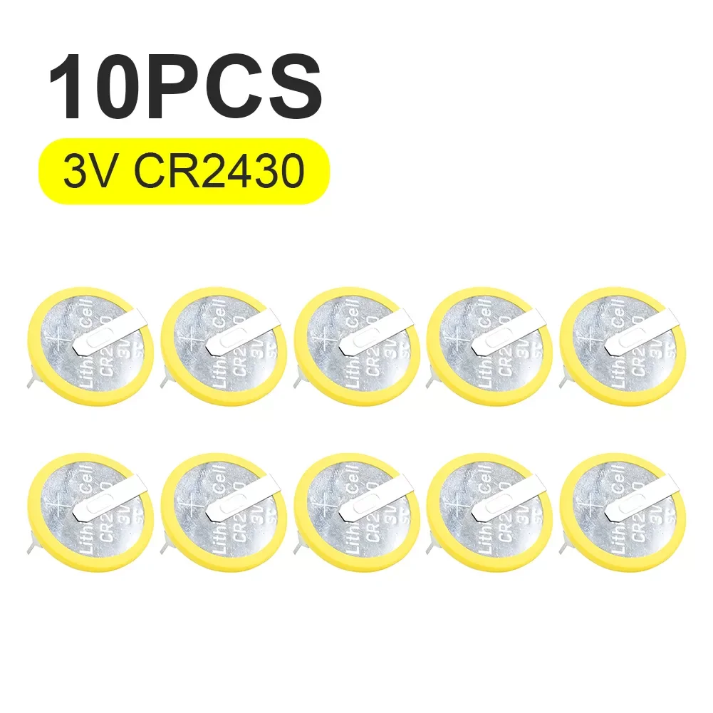 

CR1220 CR1620 CR1632 CR2025 CR2032 CR2430 3V Tabs 2-Pins Solder Foot Soldering Welding Battery Button Coin Batteries