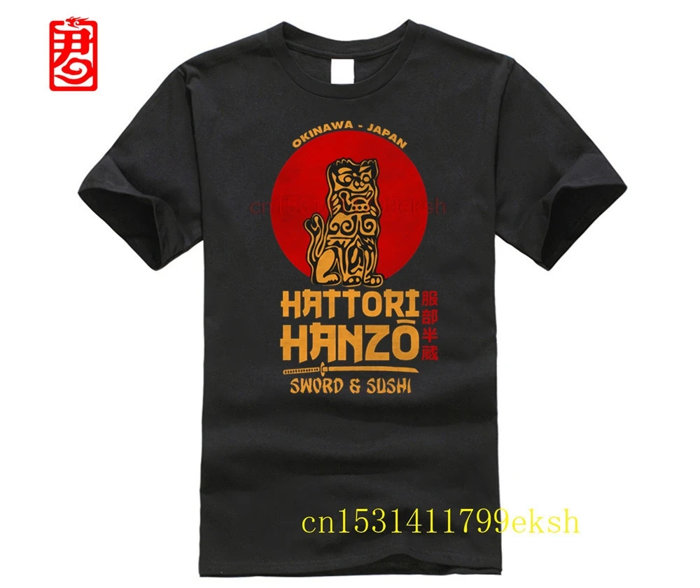 

100% Cotton Fabric Men Short Sleeve Hattori Hanzo Top T-shirts Casual Tees Latest Design O Neck Sweatshirts Drop Shipping