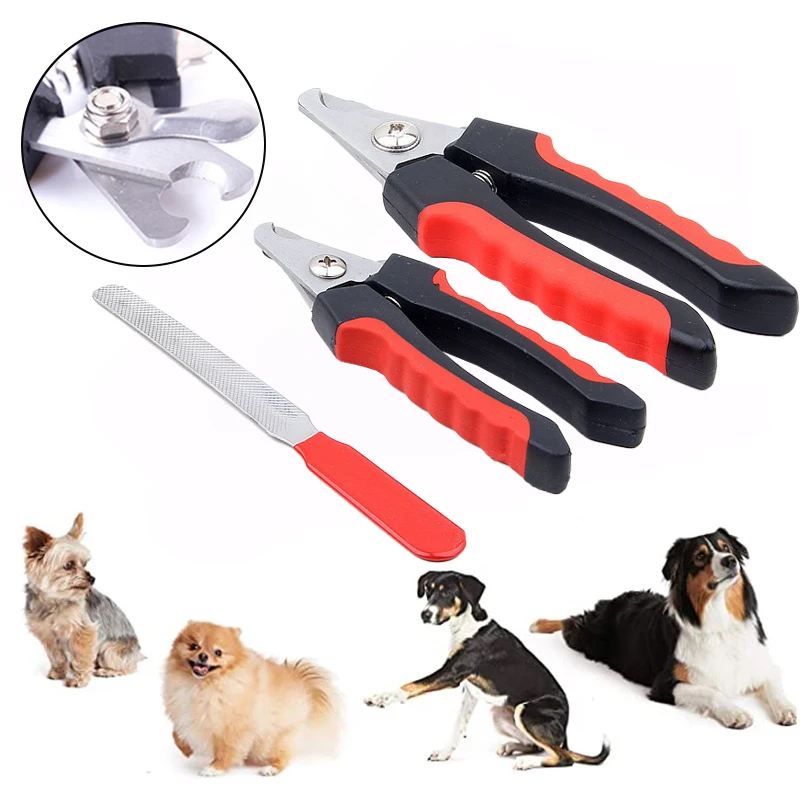 

Pet Nail Clippers with Sickle Large Dog Nail Clippers Nail Clippers Multifunctional Teddy Cat Stainless Steel Grooming Scissors