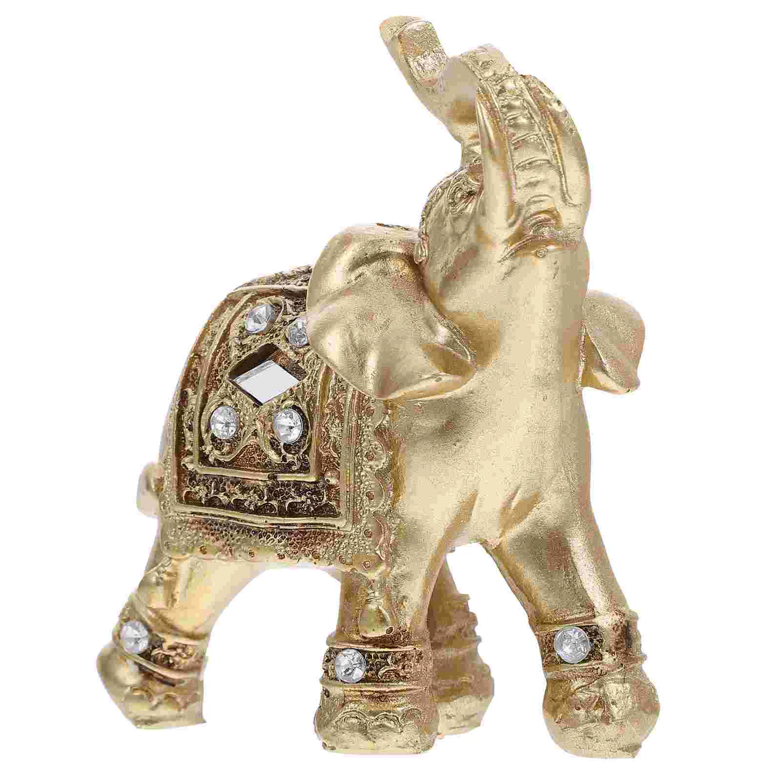 

Elephant Brass Elephant Figurine Car Decoration Elephant Ornaments Statuette Elephants Figures Wealth Statue