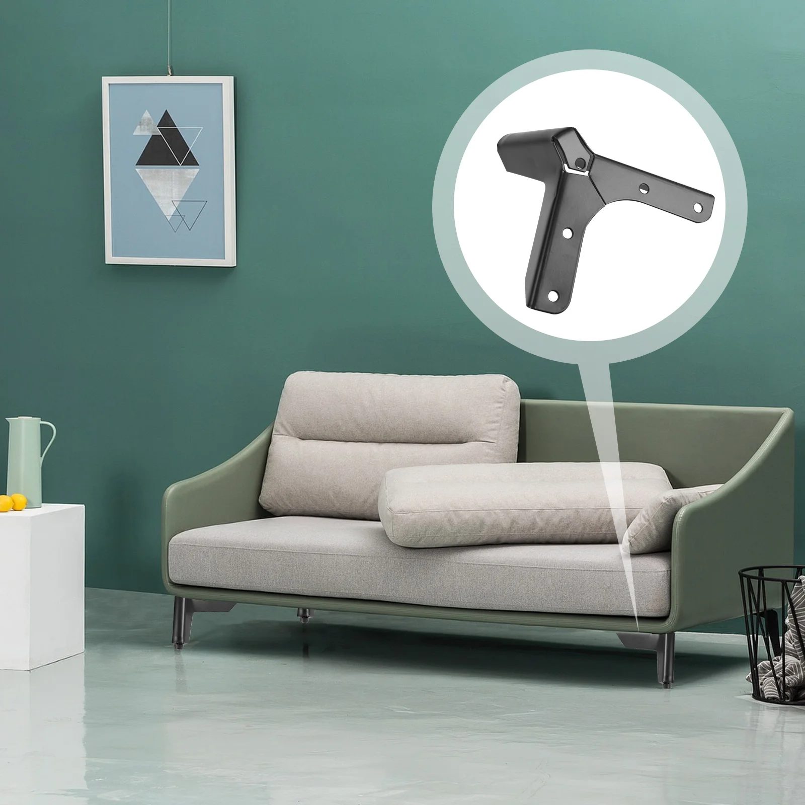 

4pcs Sofa Leg Sturdy Iron Durable Table Feet Sofa Leg Support for Furniture Table