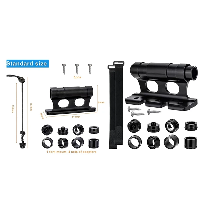 Крепление на вилку для велосипеда багажник крышу автомобиля быстроразъемный