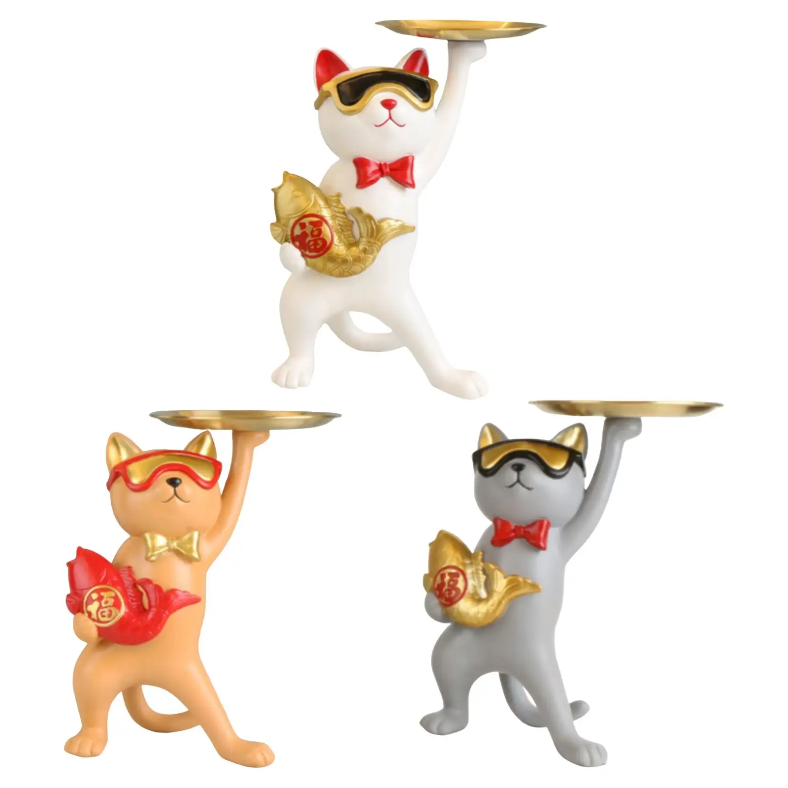 

Статуэтка кошки статуя духи декоративный поднос для офиса Декор Новогодний подарок