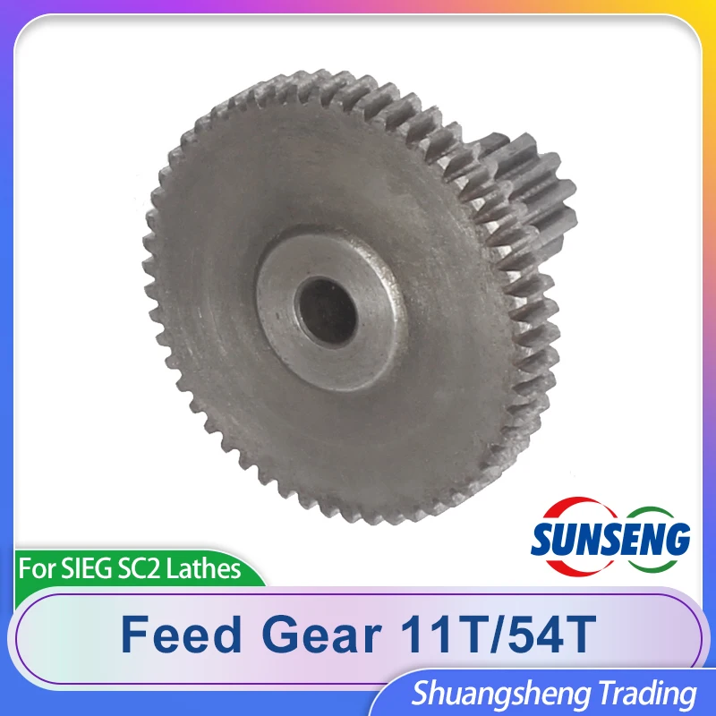 Feed Gear 11T/54T SIEG SC2-061 Lathe Parts for JET BD-X7 | Power Tool Accessories