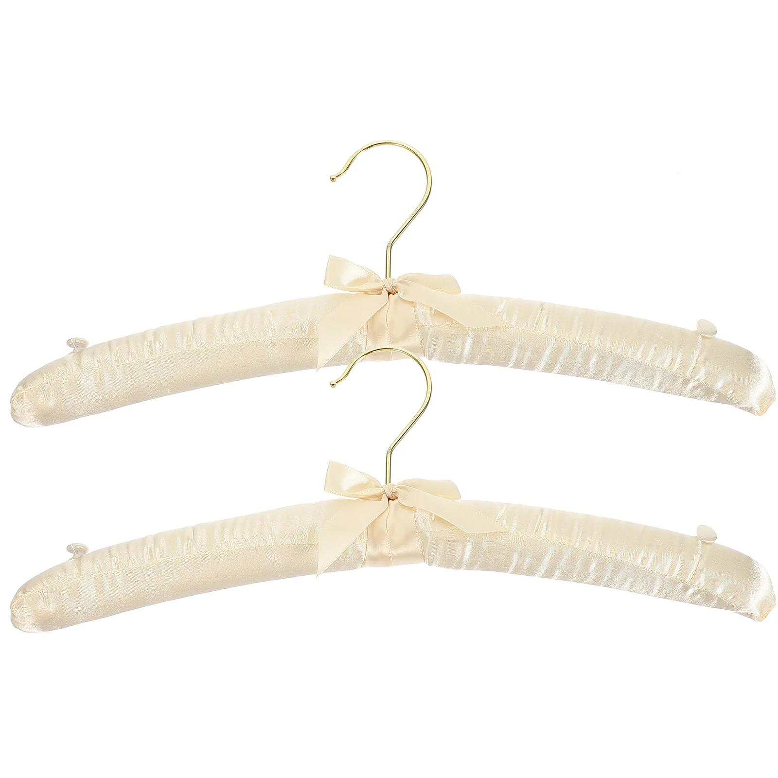 

2 Pcs Wedding Dress Hanger Bride Non-slip Pants Holding Scarf Clothes Anti-skid Hangers Home Duty