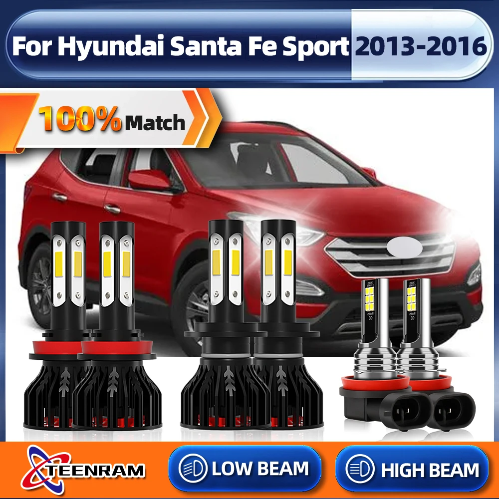 60000LM H7 H11 Светодиодный фара 360 Вт Canbus светодиодный фары турбо Лампа 6000 К