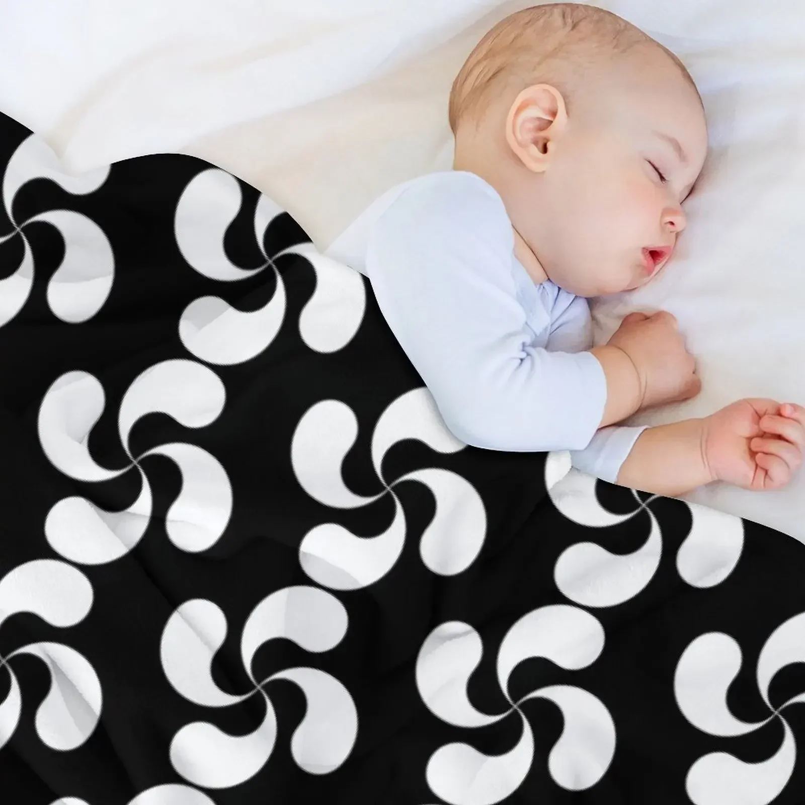 Одеяло с крестом Basque Lauburu Duaadi очень большое покрывало для декоративного дивана