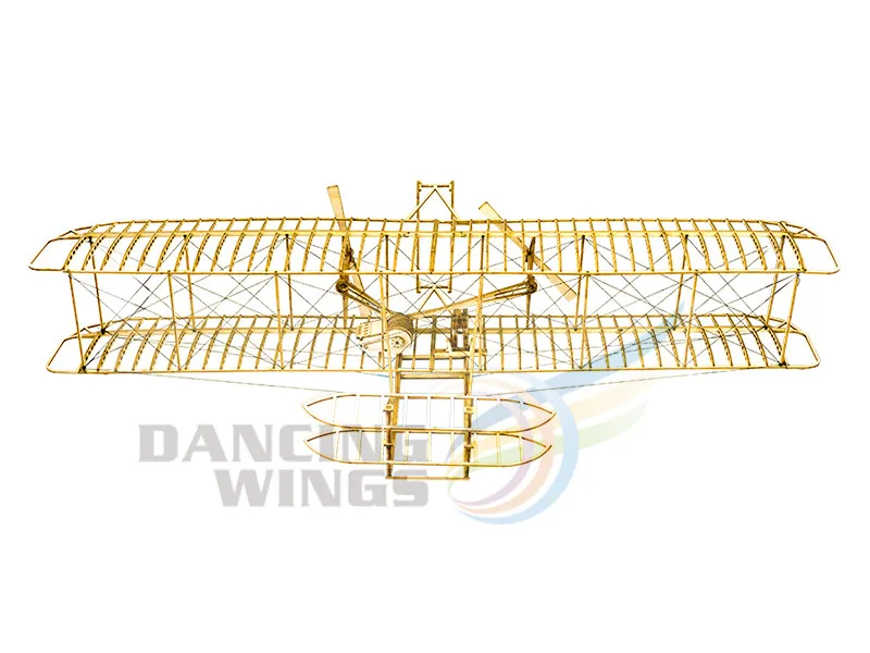 

DW Hobby 3D Woodcraft Construction Kit - Wright Brothers Flyer Model Aircraft to Build, Perfect 3D Wooden Puzzle DIY Toy