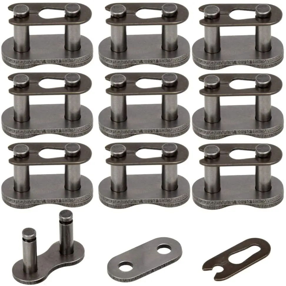 

420 Chain Master Link Roller Connector for 90cc 110cc 125cc Pit Dirt Bike ATV Quad Buggy Pack of 10