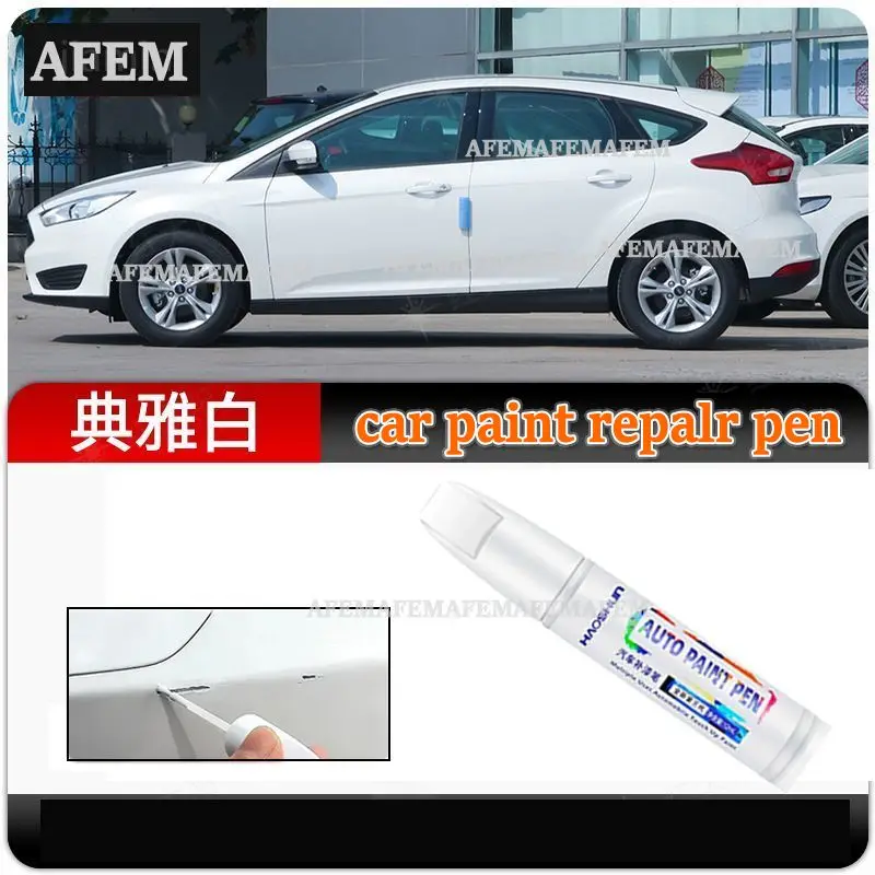 Фото Карандаш для подкраски Ford Focus, элегантный белый, оригинальная автомобильная краска, титаново-кристально-серый, специальный инструмент для ремонта Ford Focus №1