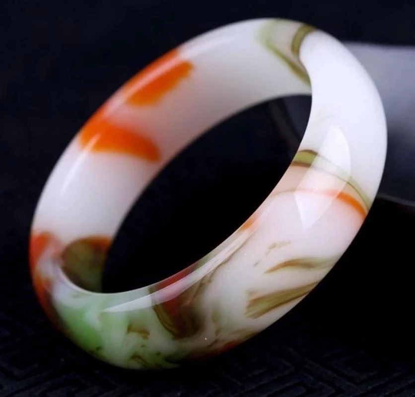 

Natural Colorful Jade Bracelet Jewellery Fashion Accessories Unisex Fengshui Bangle