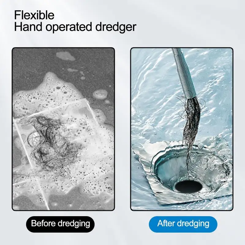 Ручная очистка сточных вод стальная проволока инструменты для сантехнических