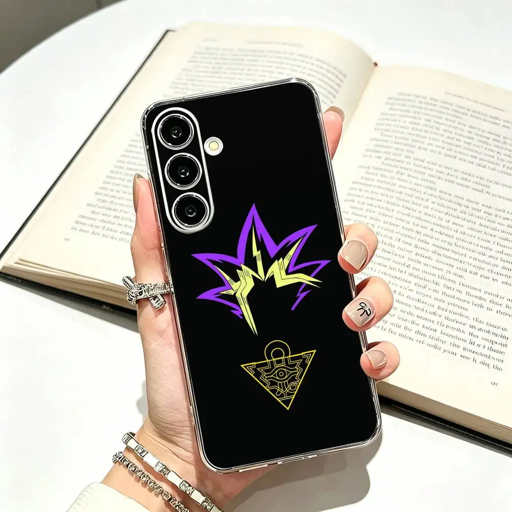 Фото Прозрачный чехол для телефона Yu-Gi-Oh Yami -Yugi & Yugi Muto для Samsung Galaxy A71, A70, A52, A51, A40, A30 №2