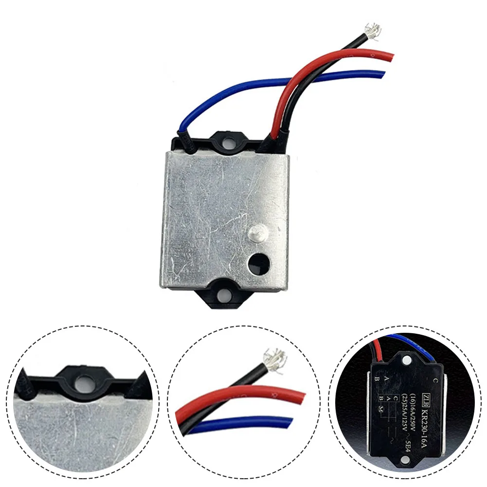 230V To 16A Current Load 3450W Module For 180 230 Angle Grinder Retrofitting Soft Start Switch Current Limiter Power Tools Parts