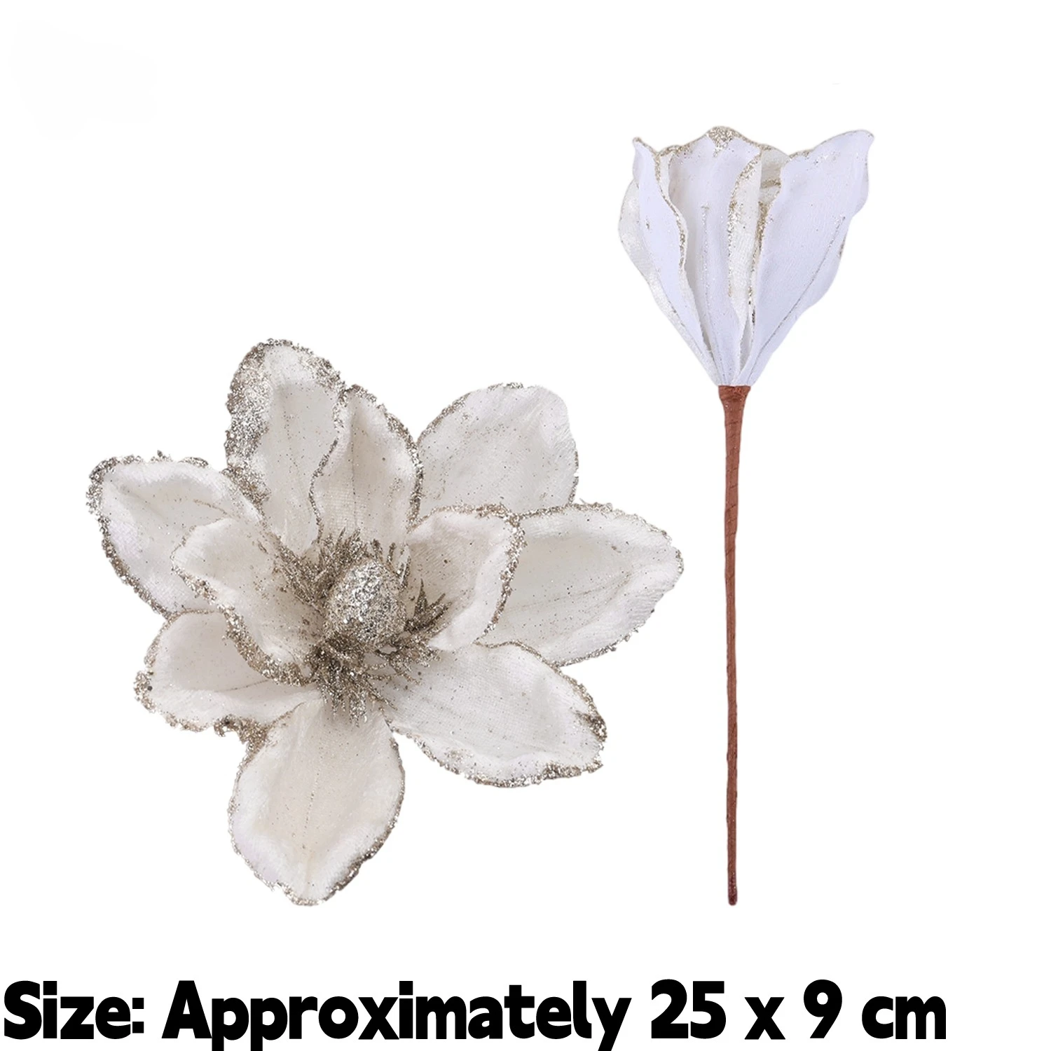 

Искусственные красные цветы пуансеттии