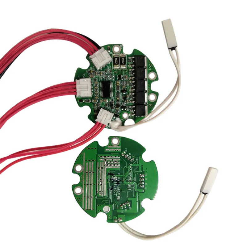 

10S 36V 20A Round BMS for Bottle Battery Pack Split Port for Charge and Discharge with Temp Sensor Lithium Battery Protection