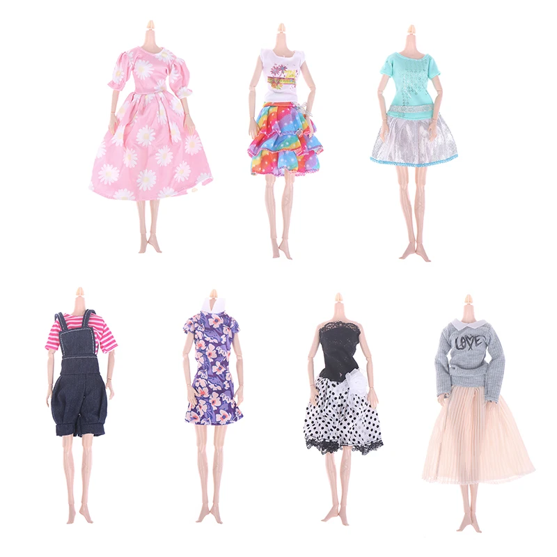 

30 Cm Doll Girls Dress Princess Skirt Queen Costume Mermaid Tail Born Baby Toys Accessories Doll Dresses Lady Little Dress