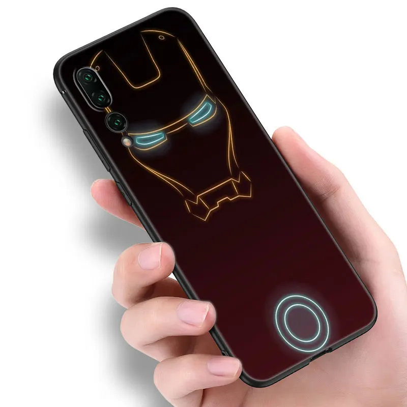 Чехол с логотипом Железного человека для телефона Huawei P20 P30 P40 P50 P Smart Z S Pro P8 P9 P10 Lite 5G